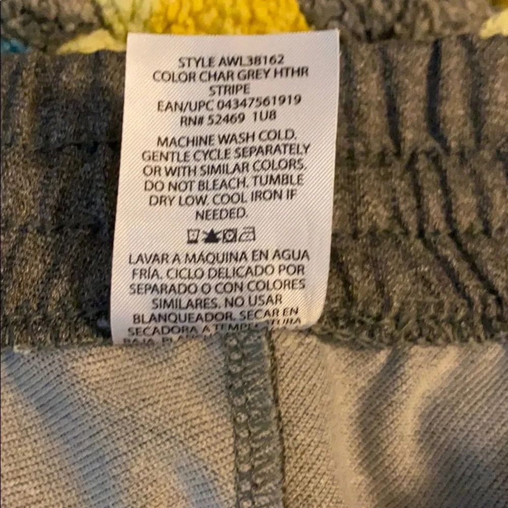 Athletic Works Heather Gray Soft Sweatpants Side Pockets Polyester-blend 20 XXL - Picture 6 of 6